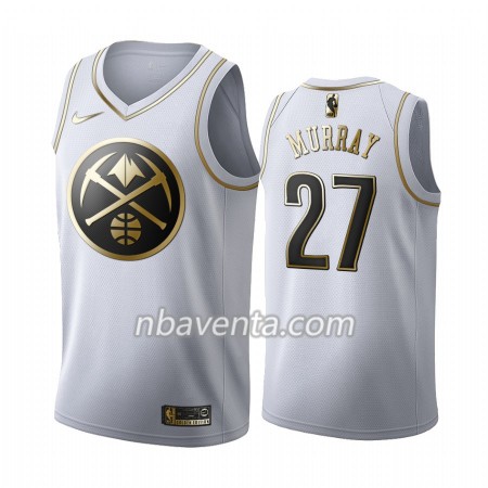 Camiseta Hombre Denver Nuggets Jamal Murray 27 2019-20 Nike Blanco Golden Edition Swingman Camiseta Hombre Denver Nuggets Jamal Murray 27 2019-20 Nike Blanco Golden Edition Swingman